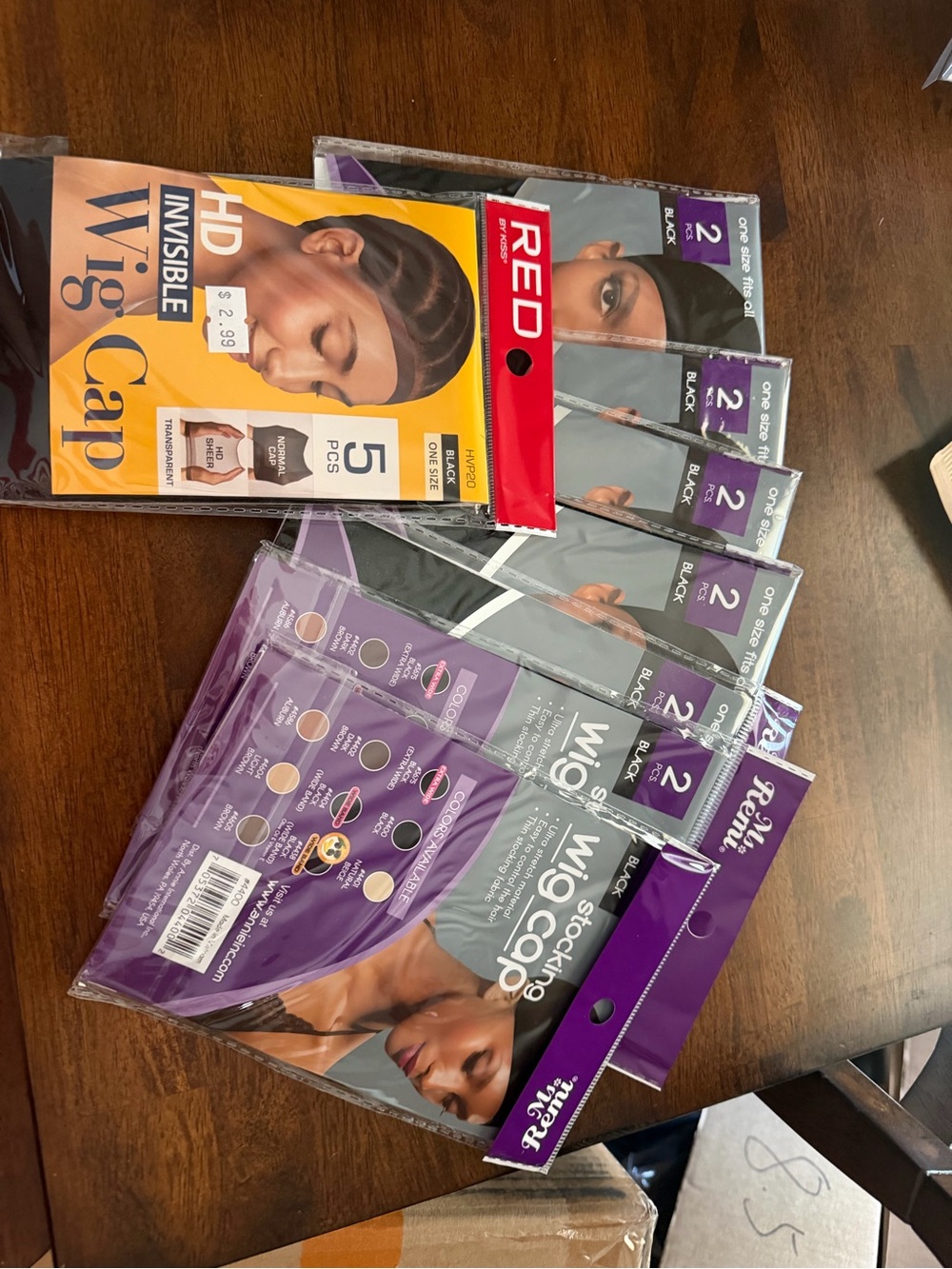 Packs of Black Wig Caps - Multiple Packs